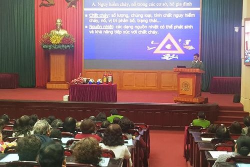 Quận Thanh Xuân tập huấn công tác phòng cháy chữa cháy