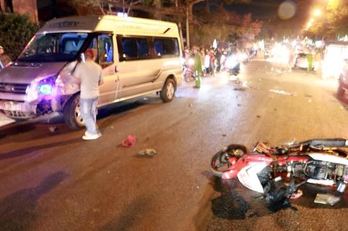 Tại nạn liên hoàn ở Đà Lạt, hai người ngã văng ra đường tử vong