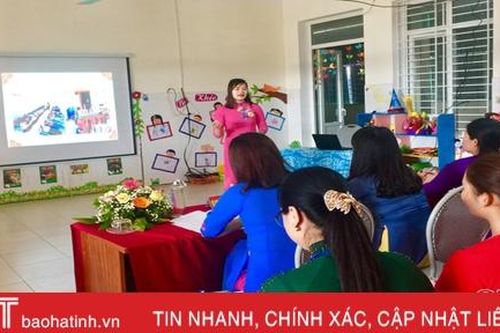 179 thí sinh ở Thạch Hà thi giáo viên dạy giỏi bậc mầm non