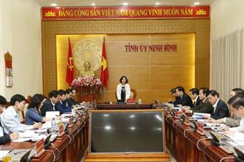 Hội nghị Ban Thường vụ Tỉnh ủy kiểm điểm tự phê bình và phê bình