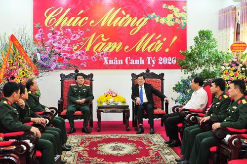 Thường trực Tỉnh ủy tiếp đoàn công tác Bộ Tư lệnh Quân khu 2