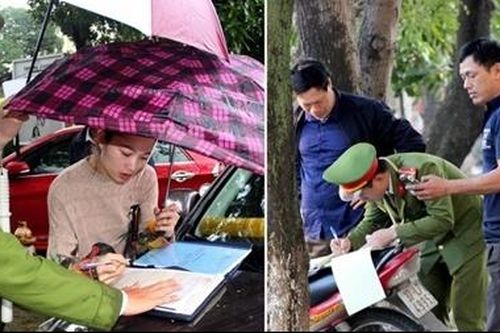 Tăng cường xử phạt tình trạng dừng, đỗ xe sai quy định