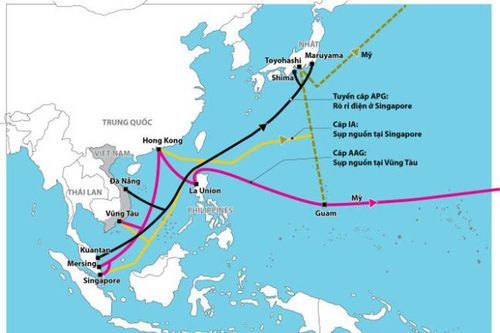 Cáp quang biển AAG được sửa xong trước tết