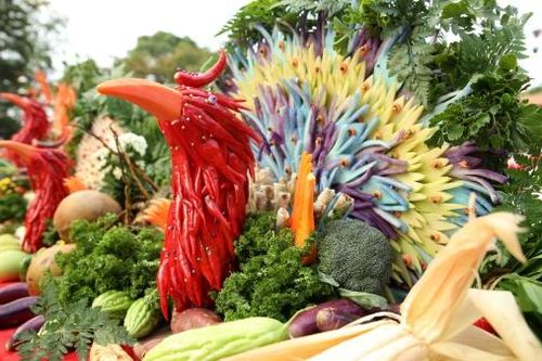 Cận cảnh tuyệt phẩm 'Ngũ Phụng Cung Đình' của nghệ nhân ẩm thực Tịnh Hải