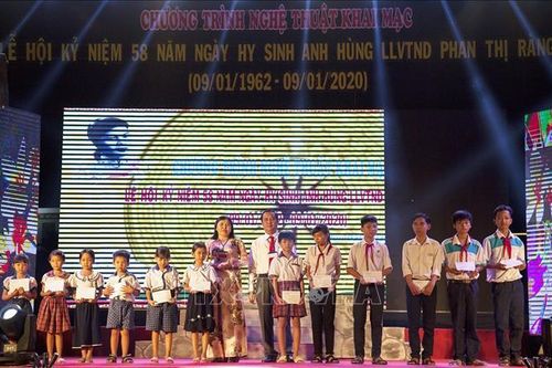 Kỷ niệm 58 năm ngày hy sinh Anh hùng Lực lượng vũ trang nhân dân Phan Thị Ràng