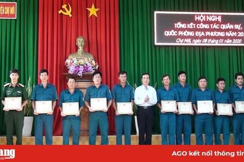 Chợ Mới tổng kết công tác quân sự, quốc phòng năm 2019