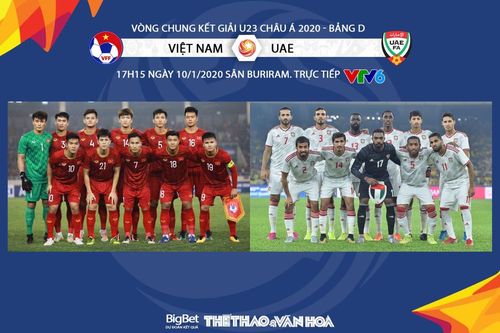 Soi kèo U23 Việt Nam vs U23 UAE (17h15 ngày 10/1). VCK U23 châu Á 2020. VTV6 trực tiếp