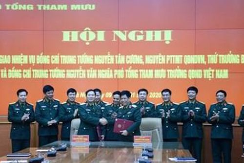 Bộ Tổng Tham mưu tổ chức bàn giao nhiệm vụ Phó tổng Tham mưu trưởng