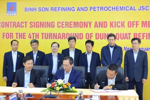 BSR ký hợp đồng Bảo dưỡng tổng thể lần thứ 4 NMLD Dung Quất