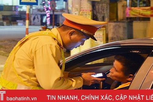 Vi phạm nồng độ cồn, 44 tài xế ở Hồng Lĩnh, Nghi Xuân bị xử phạt gần 160 triệu đồng
