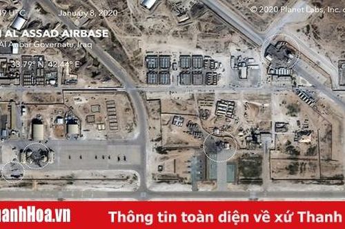 Hình ảnh căn cứ Mỹ ở Iraq sau khi hứng chịu loạt tên lửa đạn đạo Iran