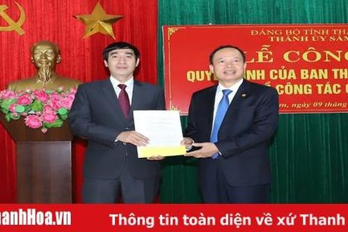 Đồng chí Nguyễn Ngọc Tiến giữ chức Bí thư Thành ủy Sầm Sơn