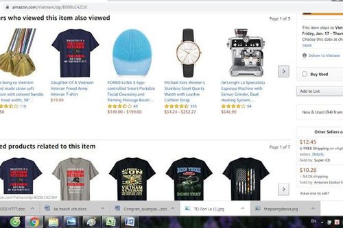 Sẽ thiết lập riêng một ngành hàng của Việt Nam trên Amazon?
