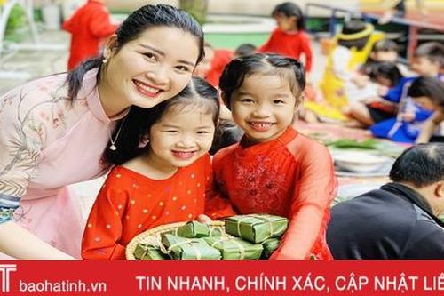 Học sinh mầm non Trí Đức vui hội chợ chào xuân 2020