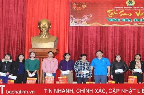 'Tết sum vầy' cho người lao động khó khăn ở Nghi Xuân