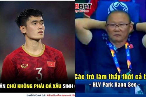 Ảnh chế: Bùi Tiến Dũng hóa người nhện giúp U23 Việt Nam thoát thua