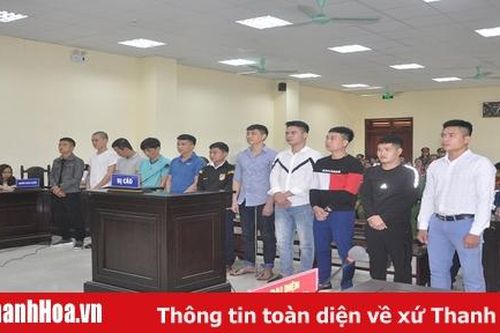Những bản án thích đáng cho các bị cáo trong vụ hỗn chiến ở biển Hải Tiến