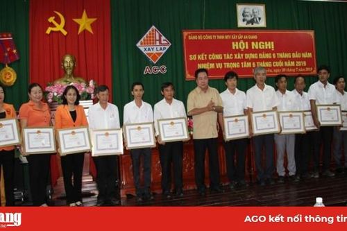 Công ty TNHH MTV Xây lắp An Giang đạt và vượt tất cả các chỉ tiêu kế hoạch