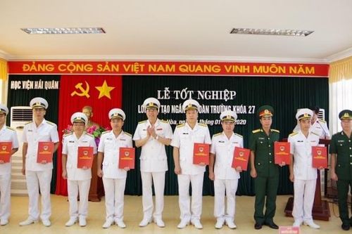 Học viện Hải quân tổ chức lễ tốt nghiệp Lớp đào tạo ngắn Lữ đoàn trưởng Khóa 27