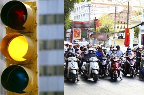 Vượt đèn vàng cũng sẽ bị xử phạt nặng như đèn đỏ