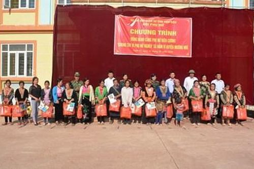 Hội phụ nữ Bộ CHQS tỉnh Điện Biên 'Đồng hành cùng phụ nữ biên cương'