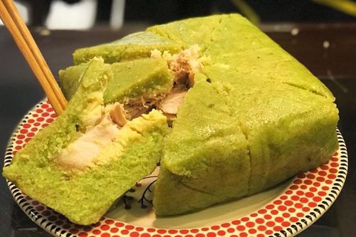 Dung dị bánh chưng chay, độc đáo nhân cá hồi