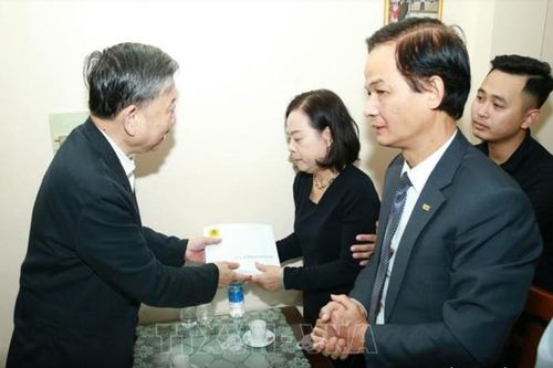 Bộ trưởng Công an chia buồn với gia đình thiếu úy hy sinh ở Đồng Tâm