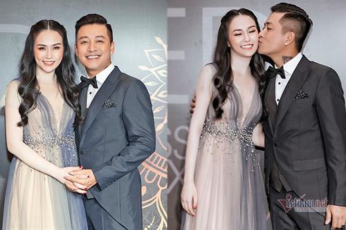 Tuấn Hưng nắm tay, hôn má vợ dịu dàng