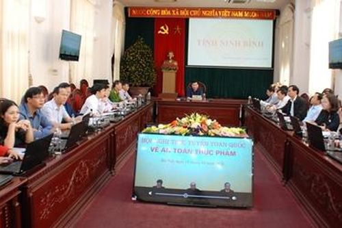 Hội nghị trực tuyến toàn quốc về an toàn thực phẩm