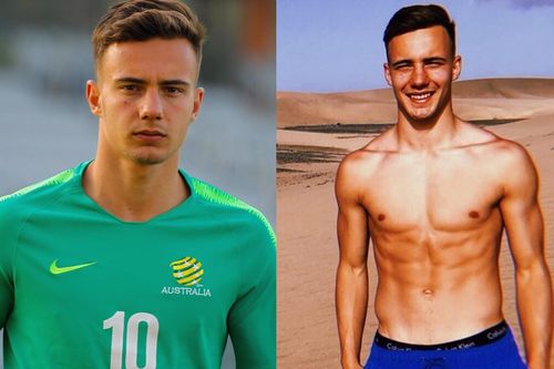 Tiền vệ U23 Australia 6 múi được fan Việt chú ý ở giải châu Á 2020