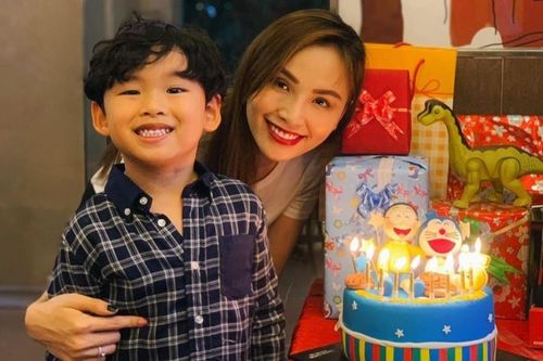 Diễm Hương viết cho con trai: 'Con giúp mẹ duy trì sự sống'