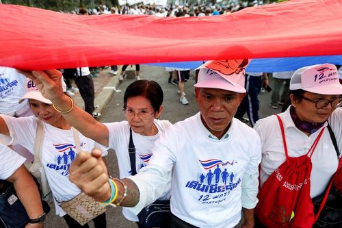 Hàng nghìn người Thái chạy bộ phản đối chính quyền Thủ tướng Prayuth