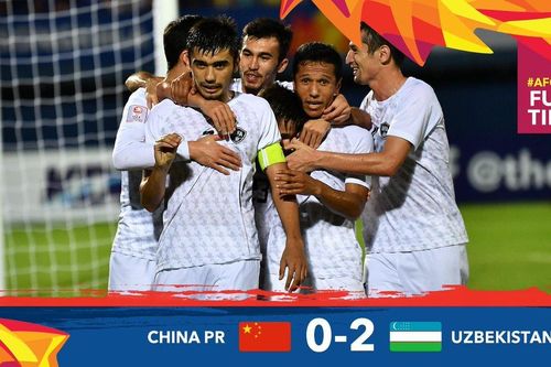 Video bàn thắng U23 Trung Quốc 0-2 U23 Uzbekistan