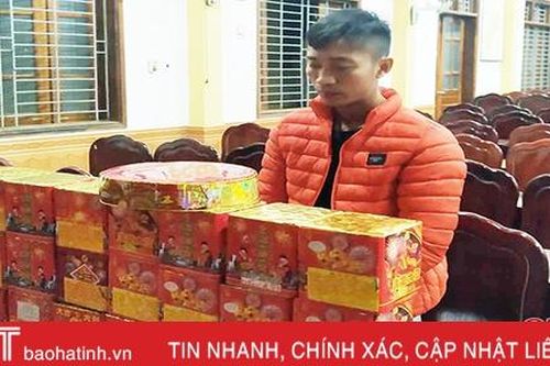 Bắt đối tượng ra Hà Nội mua pháo về Hà Tĩnh bán kiếm lời