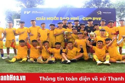 Đội U15 Thanh Hóa giành cú đúp danh hiệu tại giải bóng đá Ngôi sao nhí - Cúp PVF 2020