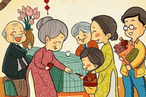 Bức tranh ngày Tết