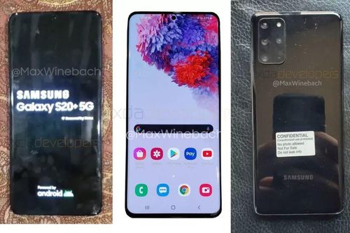 Hé lộ hình ảnh thực tế đầu tiên của chiếc Samsung Galaxy S20+