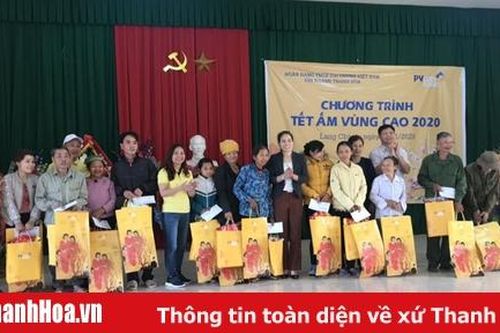 PVcomBank Thanh Hóa chia sẻ Tết với đồng bào vùng cao tỉnh Thanh Hóa