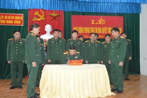 Bộ CHQS tỉnh phát động phong trào Thi đua Quyết thắng năm 2020