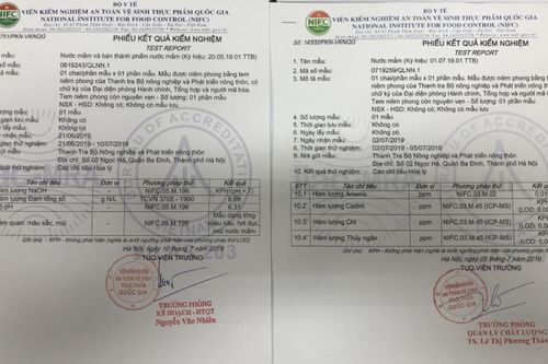 Công bố 3 công ty dùng hóa chất tẩy rửa bồn vệ sinh làm nước mắm