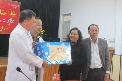 Phó Chủ tịch HĐND tỉnh Ayun H'Bút chúc Tết đơn vị y tế