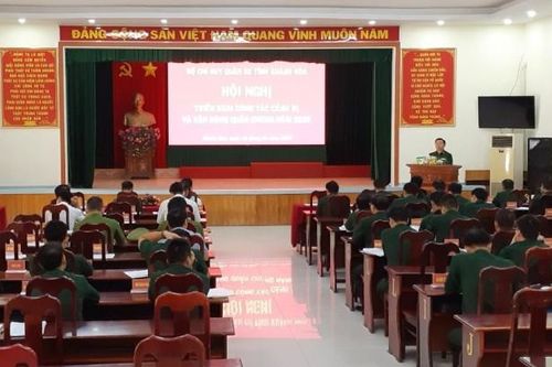 Hội nghị triển khai công tác cảnh bị và vận động quần chúng chúng năm 2020