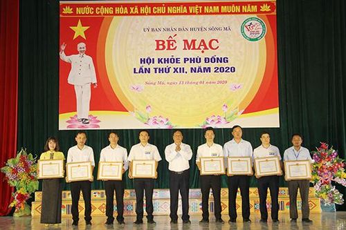 UBND huyện Sông Mã: Bế mạc Hội khỏe Phù Đổng lần thứ XII, năm 2020