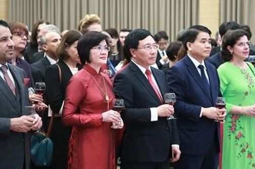 Gặp mặt Đoàn Ngoại giao nhân dịp Tết Canh Tý 2020