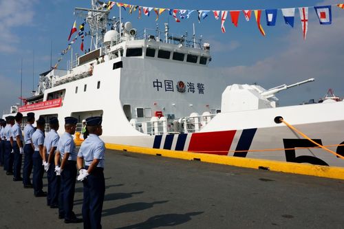 Tàu cảnh sát biển Trung Quốc lần đầu thăm Philippines