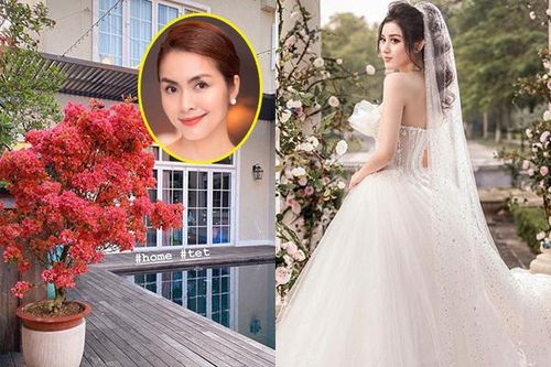 Tăng Thanh Hà trang hoàng nhà cửa đón Tết, Huyền My hóa cô dâu lộng lẫy
