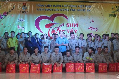 Liên đoàn Lao động tỉnh tổ chức 'Tết sum vầy 2020'