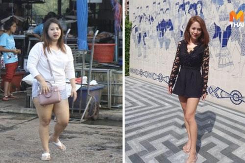 Béo tới nỗi bị tưởng nhầm là có em bé, cô gái người Thái 'giảm một lèo' 24kg khiến ai nấy đều bất ngờ