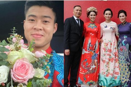 Duy Mạnh khoe ảnh cực điển trai lên xe hoa đến đón Quỳnh Anh về dinh, gây chú ý với cách gọi cô dâu cực đặc biệt