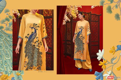Những tà áo xuân đẹp lung linh với tranh Tứ Bình đón Tết Canh Tý